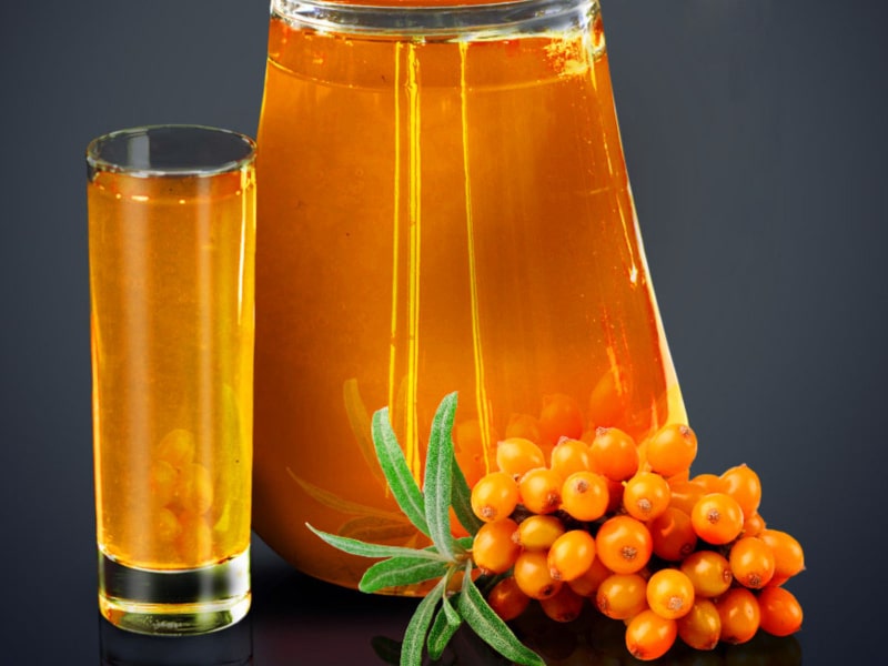 Sea buckthorn fruit drink